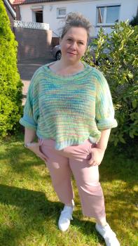 Preview: Strickrezept Pulli Sommerpop